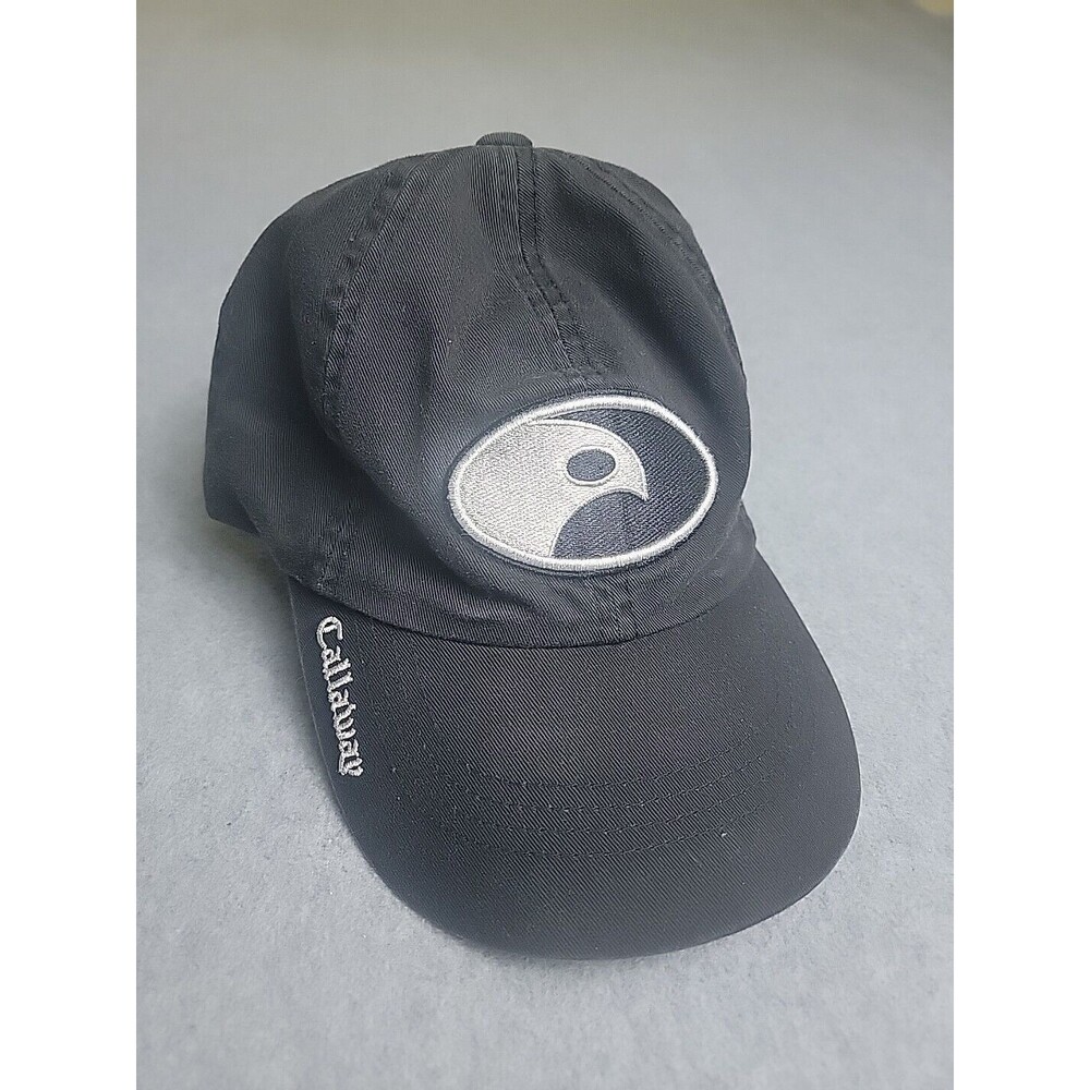 Callaway‎ Hat Cap Black Big Logo VFT Strapback Golf Embroidered Cotton Spellout